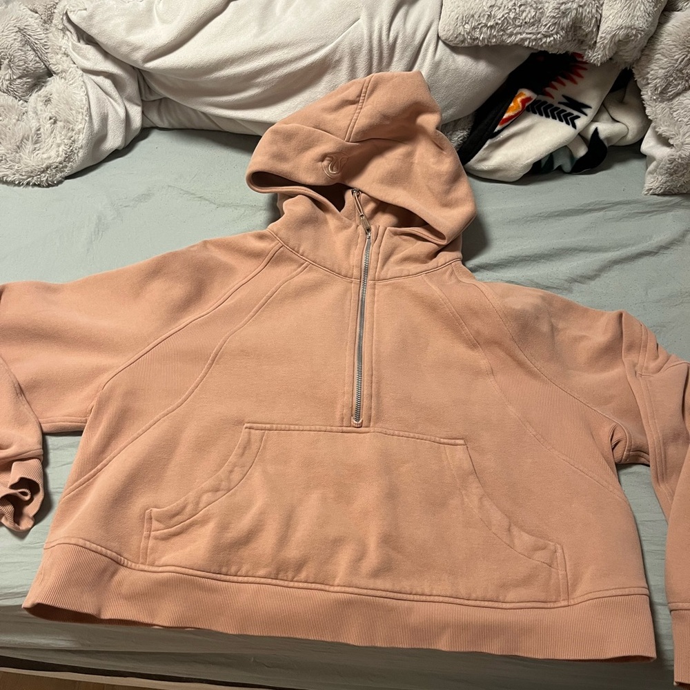 Lululemon Scuba Cropped quarter zip